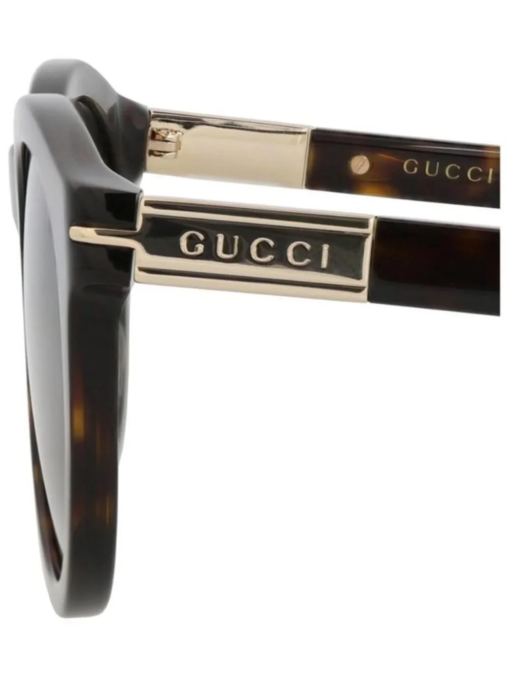 New Gucci Mens Round/Oval Havana Havana Brown Fashion Designer Sunglasses